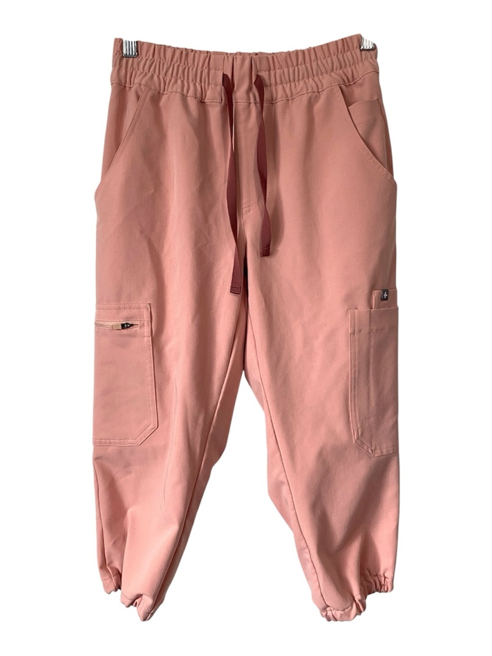 FIGS Pink Sand Uman Relaxed Jogger Scrub Pants Size XS altered capris